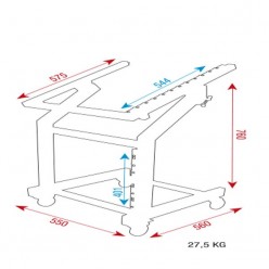 Showgear D8552 19 Inch Rack Metal